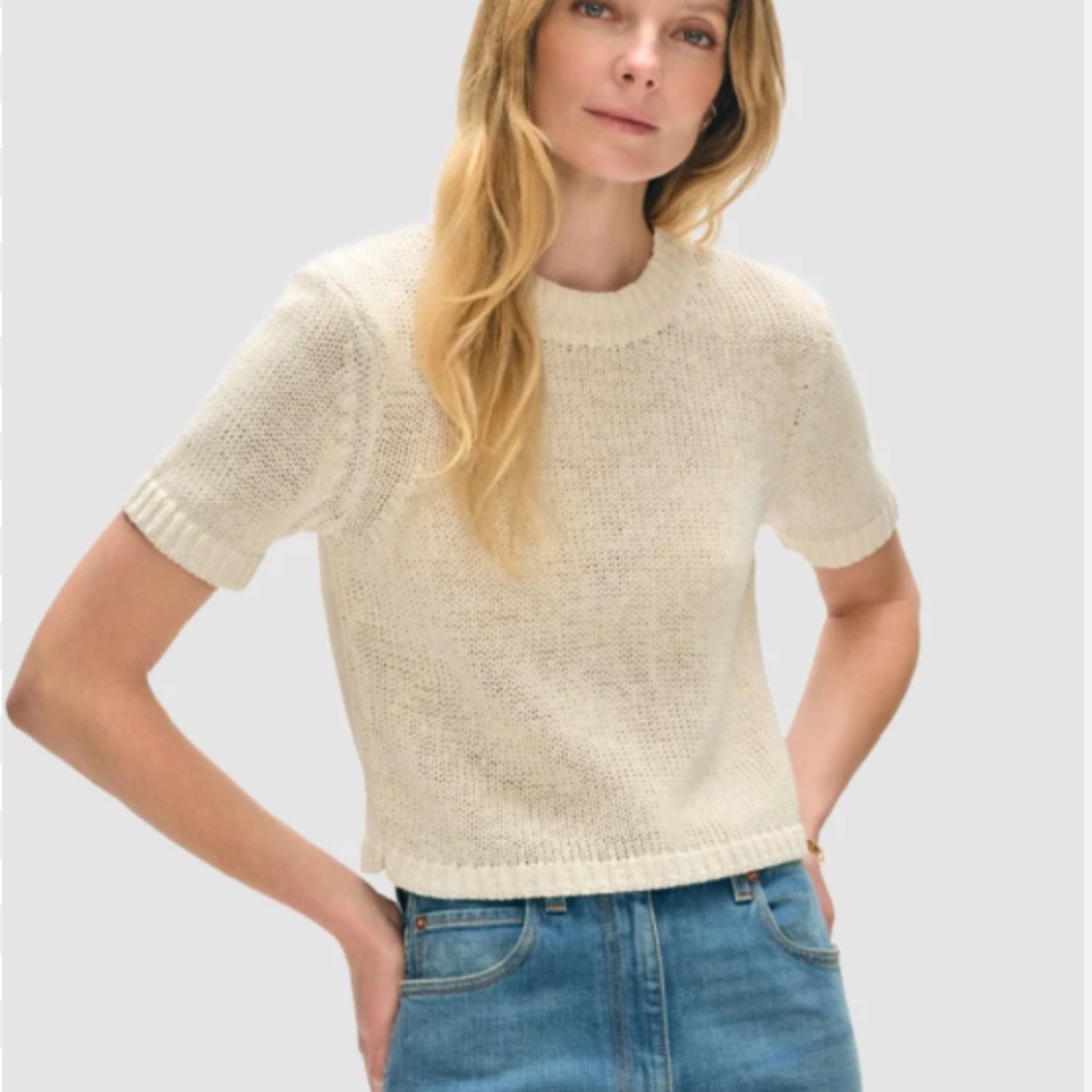white+warren organic cotton tape t-shirt